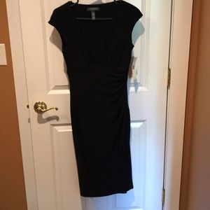 Black Ralph Lauren dress.